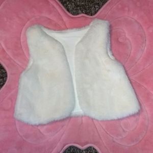Faux Fur Vest Jacket